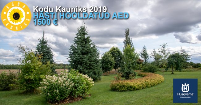 Hooldatud aed.